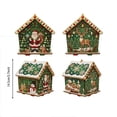 thumbnail image 2 of 3D Diamond Paintings 5.7IN Christmas 2026 House Ornament Kits | Wooden Pearl Art Set DIY Holiday Ornaments, Handmade Xmas Tree Decorations Home Crafts Gifts 2026 Christmas, 2 of 8
