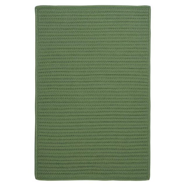 Colonial Mills Tapis H123R024X048S Simply Home Uni - Vert Mousse 2 Pi. x 4 Pi. Tapis Tressé