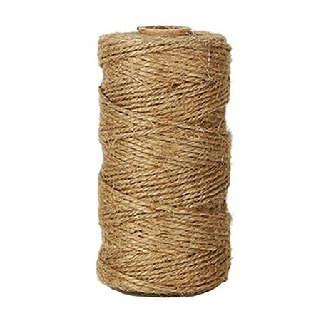 KINGLAKEÂ® Natural Jute Twine Best Arts Crafts Gift Twine Christmas Twine Industrial Packing Materials Durable String for Gardening (Best Material For Mala Beads)