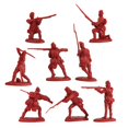 thumbnail image 4 of Soldados de juguete LOD Infantería Ligera Británica 16 piezas escala 1:32, 4 of 5