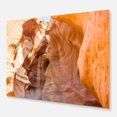 DESIGN ART Antelope Canyon Sandstone Landscape Photo Glossy Metal