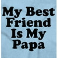 thumbnail image 2 of Cute My Best Friend Is My Papa Toddler Boy Girl T Shirt Infant Toddler Brisco Brands 18M, 2 of 6