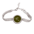 thumbnail image 1 of Lettre Expression Genre Tennis Chaîne Bracelet de Cheville Bijoux en Diamant, 1 of 3