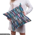 thumbnail image 4 of Mid Century Upholstery Fabric by the Yard, Modern Style Retro Pattern Droplet Shapes Mosaic in Various Color Tones, Decorative Fabric for DIY and Home Accents, 3 Yards, Multicolor by Ambesonne, 4 of 4