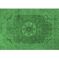 thumbnail image 1 of Ahgly Company Indoor Rectangle Medallion Emerald Green Traditional Area Rugs, 5' x 8', 1 of 4