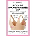 thumbnail image 3 of Catherines Women's Plus Size Wireless Back Smoothing Bra, 3 of 4