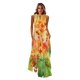 thumbnail image 1 of MOVOKAKA Ladies Spring Summer Long Dress Women Sleeveless V-neck Loose Elegant Dresses Party Printing Vintage Beach Dress FemaleL Gao Jinjia LED, 1 of 2