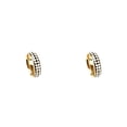 thumbnail image 4 of Anillo con diseño de tablero de ajedrez Minnieouse joyería femenina elegante Dorado talla 8 2piezas, 4 of 6