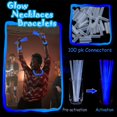 thumbnail image 3 of Glow Sticks Xiawalangzhuo, 8 pulgadas, paquete de 100 recuerdos azules para fiestas, 3 of 7