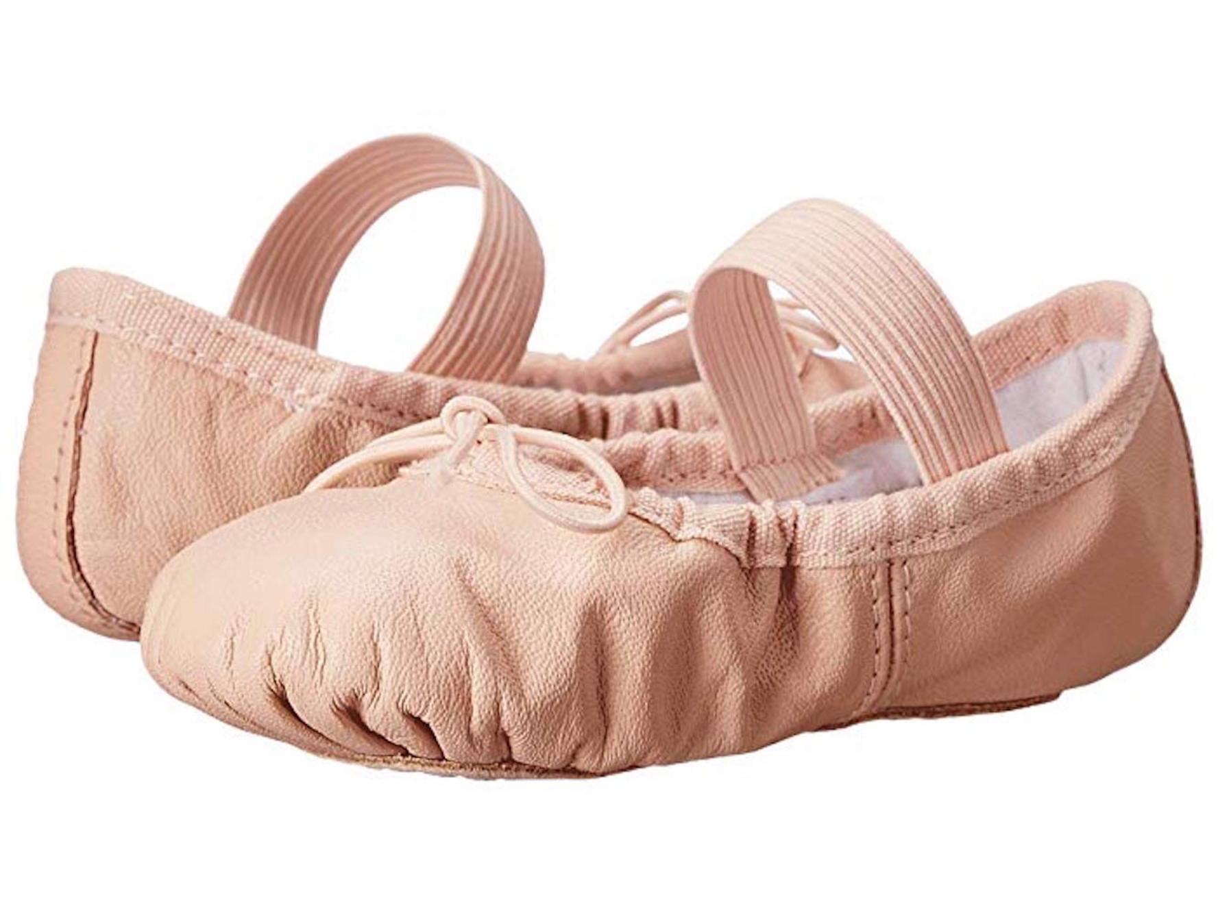 Bloch Baby Girl Dansoft Leather Pull On Ballet Flats