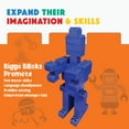 thumbnail image 5 of BiggoBlocks Jumbo Blue Building Blocks Set, 48 Pieces, for Kids Ages 3-8, Indoor and Outdoor Play, 5 of 9