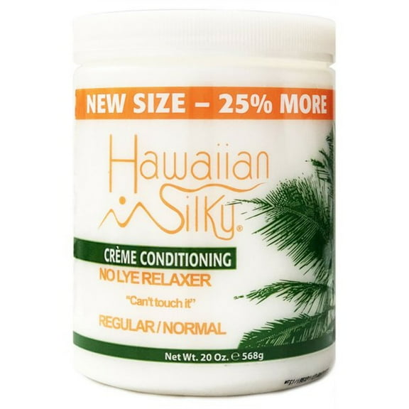 Hawaiian Silky- Creme Conditioning No Lye Relaxer Regular 20oz