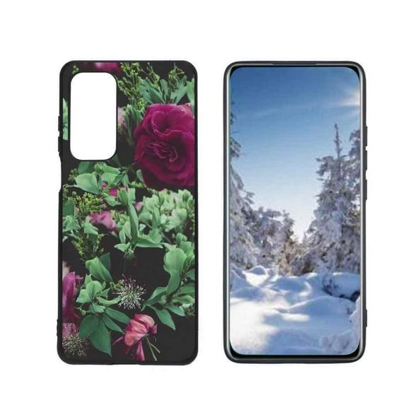 Floral-266 Phone Case, Degined for Motorola MOTO Edge 5G UW Case Men Women, Flexible Silicone Shockproof Case for Motorola MOTO Edge 5G UW
