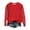 #071-Red, variant on Craaazy Women's Round Neck Christmas Printed Long Sleeve Sweatshirt Merry Christmas Tops Gifts
