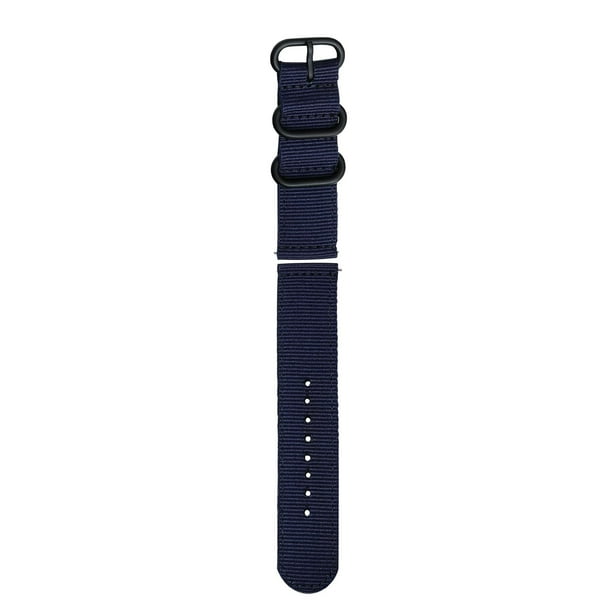Correa de reloj de 20 mm Correa de liberación rápida de nailon grueso suave con hebilla