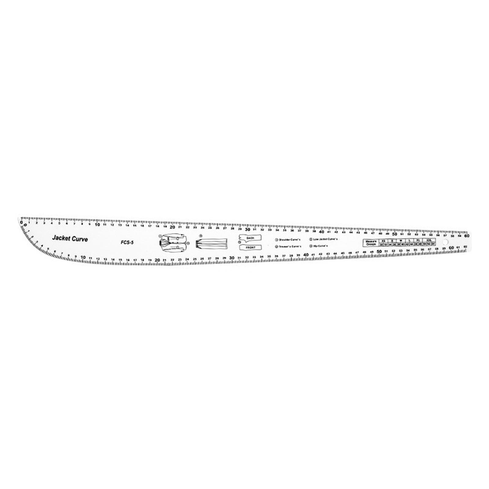  Anneome Curve Grading Ruler Curve Shaped Rulers Sewing Ruler  Pattern Sewing Rulers French Curve Ruler Fabric Ruler Sewing Rulers and  Guides for Fabric Clear Sewing Curler Collar PC Pocket : Arts