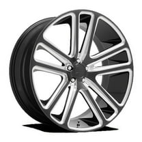 DUB 1PC Aluminum Rim S255 FLEX 26X10in Gloss Black Milled Finish, S255260073 10