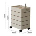 thumbnail image 1 of Mesita de noche móvil con calefacción, gabinete de almacenamiento giratorio, gabinete lateral Ins, gabinete de almacenamiento nórdico, gabinete de almacenamiento de cosméticos, 1 of 4