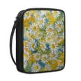 thumbnail image 2 of ZUXONGSY Daisy Print Bible Cover for Women Large Bible Case Bible Bag Bible Protective with Handle Lightweight Bible Holder for Study Church and Daily Use, 2 of 6