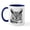 White/Navy Inside, variant on CafePress - Horned Owl Mug - 11 oz Ceramic Mug - Novelty Coffee Tea Cup