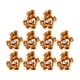 thumbnail image 3 of 100 anillas para patas de paloma, bandas de identificación, accesorios para entrenamiento de aves de corral. Naranja, 3 of 9