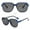 Blue, variant on WIFKLSIIPG Big Frame Protective Sunglasses Glasses Eyewear Shades Vintage Square Unisex