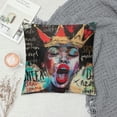 thumbnail image 2 of Nawypu African American Black Girl Throw Pillow Cover Decorative Square Pillowcase Throw Cushion Case for Bedroom, Living Room, Sofa, Couch and Bed,, 2 of 5