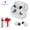 White, variant on Delmicure Hearing Aids for Seniors Rechargeable with Noise Cancelling, Invisible, VHP-1607, Pair, Black