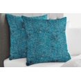 thumbnail image 2 of S4Sassy Blue Cotton Poplin Camellia Kanjiro Printed Sofa Cushion Cover Pillow Case Throw Pillowslip 2Pcs-26 x 26, 2 of 5