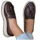 thumbnail image 5 of Xucatan Women's Genuine Leather Moccasins, Comfortable Casual Driving Loafers with Cushioned Insole, Lightweight Slip-On Shoes for Women Gift, 5 of 8