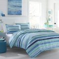 thumbnail image 3 of Poppy & Fritz 220832 Ensemble de Couette en Coton Alex, Full/Grand, Bleu, 3 of 5