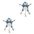 thumbnail image 2 of Wisewang Stylish Plush Dog Toy Safe And Durable For Long-term Easy To Clean Polyester Squeaky Dog Soft Toy monkey 2Set, 2 of 6