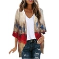 thumbnail image 2 of LOVZFMLL Cardigan pour Femmes Cardigan d'Halloween Mode Veste Imprimée Été Manches Longues Veste Imprimée Cardigan Veste, 2 of 5