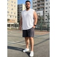 thumbnail image 5 of DARING DIVA Men's V-Neck Soft Breathable Sleeveless Undershirt Tank Top XL White, 5 of 7