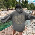 thumbnail image 2 of MIASHUI Womens Oversized Hoodies Sweatshirts Long Sleeve Pullover Outfits,Dark Gray,S, 2 of 4