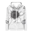 thumbnail image 4 of WZXFASHION Chandail à Capuche à Manches Longues avec Poche et Cordon de Serrage pour Femmes, Mode Décontractée, Liquidation 2025, 4 of 4