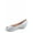 Silver, variant on Fisher-1 Women's Slip On Glitter Rhinstone Open Toe Low Wedge Heel Pump Shoes