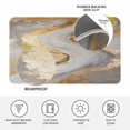 thumbnail image 3 of Yellow Grey Ombre Door Mat Indoor Outdoor, Modern Marble Ink Painting Art Non Slip Welcome Mat with Rubber Backing, Absorbent Fabric Front Door Mats Entryway Rug for Home Patio Entrance 18"x30", 3 of 9