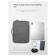 thumbnail image 1 of Laptop Case 14-15 Inch Waterproof Tablet Bag Dark gray, 1 of 5