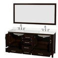thumbnail image 2 of Wyndham Collection Wcs141472d-Qtz-Us3m70 Sheffield 72" Free Standing Double Basin Vanity, 2 of 7