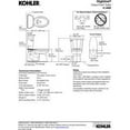 thumbnail image 2 of kohler k-3889-96 highline comfort height 1.28 gpf toilet, 10-inch rough-in, biscuit, 2 of 3