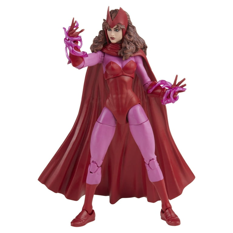 Marvel Legends Series Scarlet Witch 6-inch Retro Packaging Action Figure  Toy, 4 Accessories