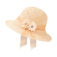 thumbnail image 2 of Hkoxplj Women Sun Hat Wide Brim Foldable Straw Hat UV Protective Beach Hat Packable Travel Bucket Hat with Bow Embellishments Breathable Summer Cute Hat for Ladies Elegant Floppy Hat, 2 of 3