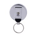thumbnail image 1 of Llavero Retráctil Con Fuerte Cuerda De Acero Inoxidable De 60cm Tarjetero Metálico Ideal Para Pases De Seguridad, 1 of 7