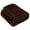 Chocolate Brown, variant on Plush Textured Waffle Knit 60”L x 50”W Lightweight Reversible Microfiber Sherpa Throw Blanket for Adults, Kids, Pets, Beds, Couches and Loveseats in Midnight Black