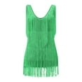 thumbnail image 4 of Ketyyh-chn99 Robes Fluides pour Femmes Robe de Mariée Col en V Unie Robe de Fête Formelle Évasée Élégante Robe Florale Invitée de Mariage Vert,m, 4 of 5