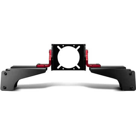 Next Level Racing Elite DD Side and Front Mount Adapter, Carbon Gray/ Red