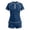 Navy, variant on Kilaqueen Girls Rash Guard Swimsuit 2 Piece Short Sleeve Half Zip Bathing Suit Drawstrings Hem UPF 50 Sun Protection Swimwear Set with Boy Shorts