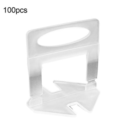 

Aokid 100Pcs 1/1.5/2/2.5/3mm Reusable Leveling Spacer Clips Tiling Installation Tool Hardware tools Reusable Mini Tile Leveling Tool