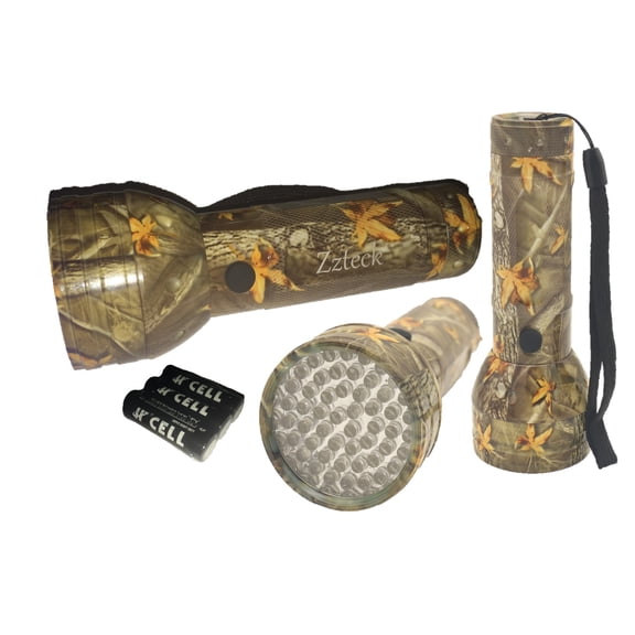 New Camo 51 LED BlackLight Flashlight UV Flashlight Pet Dog Cat Urine Stain Detector Carpets Rugs Floor Stains Spot Scorpions, Bed Bugs, Counterfeit Money Ultraviolet Black Light